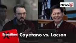 Sen. Cayetano: Si Sen. Lacson na ang nagdidikta sa imbestigasyon sa flood control scandal