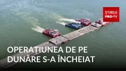 Initial effects after sinking barges in the Danube