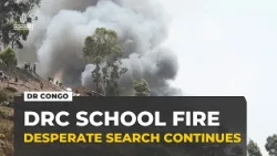 Families search rubble for missing children after DR Congo fire