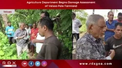 Agriculture Department Begins Damage Assessment of Velsao Pale Farmland