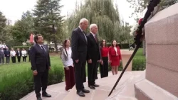 August 30 Celebrated at Başkent University: Prof. Haberal Lays Wreath at Atatürk Monument
