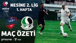 KCT 1461 Trabzon - Sakaryaspor | Nesine 2nd League Red Group Week 1 Match Highlights