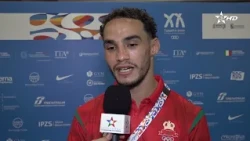 Mediterranean Games "Taranto 2026" - Karate.. Moroccan Said Abaya after winning the medal