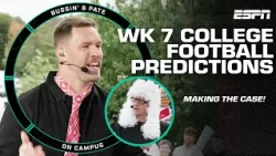 Will Compton and Taylor Lewan make their case for Week 7 predictions👨‍⚖️🏈 | Bussin' & Pate on Campus