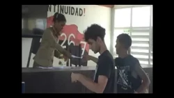 Young Men Demobilized in Cienfuegos After Completing Active Military Service