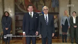 Visita do Presidente do Riksdag da Suécia