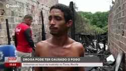 Drugs may have caused the fire. We return to the scene of the blaze in Torre, Recife | #NovaGeral
