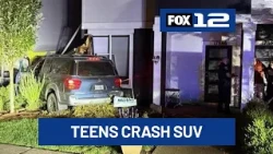 Police: 2 teenagers crash parent’s SUV into row of Beaverton townhouses
