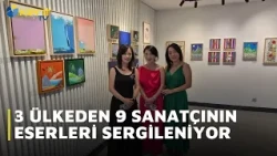WORKS BY 9 ARTISTS FROM 3 COUNTRIES ON DISPLAY