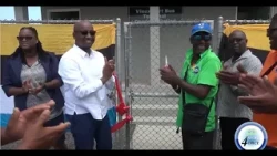 NEW VIEUX FORT BUS TERMINAL COMFORT STATION COMMISSIONED