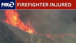 Fire crews make progress on Sunol grass fire, 1 firefighter reportedly injured | KTVU
