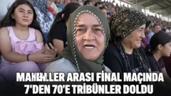 From 7 to 70, crowds fill the stands for the neighborhood final match in Erdemli