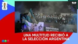 DON'T TRY TO UNDERSTAND IT: A MULTITUDE welcomed the ARGENTINE NATIONAL TEAM #TelefeNoticias