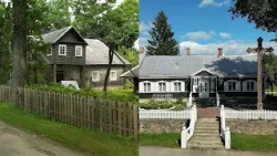 Etnografinis Miečionių kaimas Ignalinos r. ir Skiemonių valsčiaus pastatai Anykščių r.