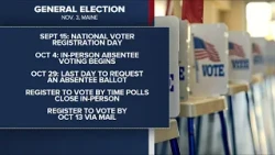 Important dates to know for upcoming general election