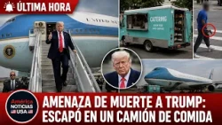 🚨URGENTE: AMENAZA DE MUERTE A TRUMP: escapó en un camión de comida