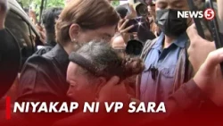 VP Sara, niyakap ang emosyonal na tagasuporta