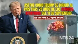 This is how Trump addressed the country 25 years after the HORRIFIC 9/11 ATTACKS