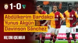 🎙️ Post-match comments from Abdülkerim Bardakcı, Yunus Akgün, and Davinson Sánchez #GSvKS