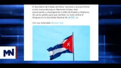 Cuban Foreign Minister lashes out at Marco Rubio and accuses him of blackmailing heads of state.