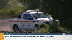 Puglia in fiamme, la protezione civile protesta: dal 15 a braccia conserte