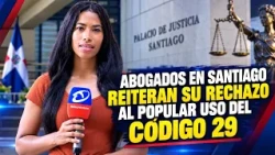 SANTIAGO LAWYERS REITERATE THEIR REJECTION OF THE POPULAR USE OF CODE 29