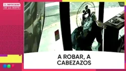 HEADBUTTED THROUGH A GLASS DOOR TO ROB A COFFEE SHOP