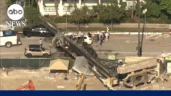 At least 4 people hospitalized after crane collapse in Miami