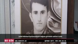 Şəhid Mövlud Qurbanzadənin doğum günündə xatirəsi anılıb