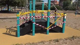 Ostia: Play and fitness areas at Parco XXV Novembre vandalized - Canale 10