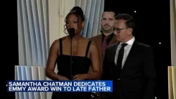 Samantha Chatman dedicates Emmy Award to late father