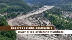 Expert explains destructive power of ice-avalanche mudslides