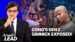Arnab Exposes Cong’s Gen Z Gimmick: Kerala Tonsure Protest To K'taka Job Scam, Where's The Outrage?