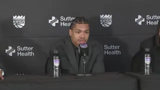 Sacramento Kings introduce Darius Acuff Jr., Alex Karaban and Emmanuel Sharp