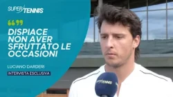 Darderi comments on his first-round exit at Wimbledon