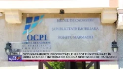 OCPI MARAMUREȘ: PROPERTIES CANNOT BE ALIENATED FOLLOWING THE CYBERATTACK ON THE SYSTEM
