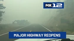 Major highway reopens in central Oregon following wildfire closure