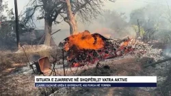 Situata e zjarreve në Shqipëri,27 vatra aktive
