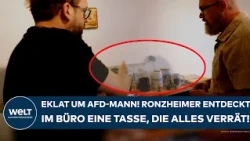 GERMANY: Scandal involving AfD politician! Paul Ronzheimer discovers a mug in his office that rev...