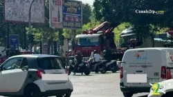 Palermo, cyclist on e-bike ends up under a semi-truck: 36-year-old dies