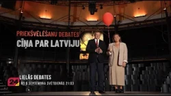 No 6. septembra TV24 ēterā  LIELĀS DEBATES