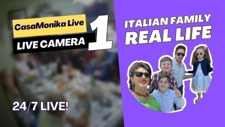 Italian Family Life - CasaMonika Live - CAM 1