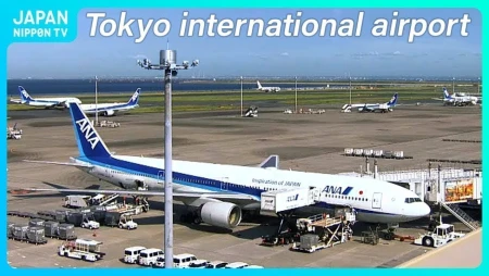 Live View of Haneda Airport in Tokyo