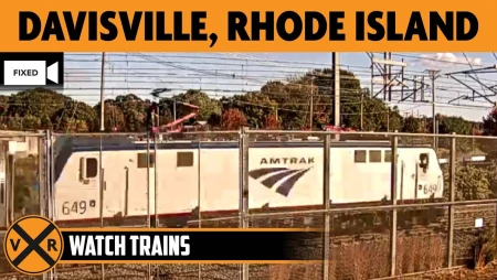 Live Train Camera at Davisville, Rhode Island