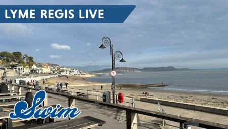 Lyme Regis Beach Live from Swim Cafe
