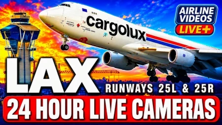 Los Angeles - LAX Airport - Runways 25L & 25R