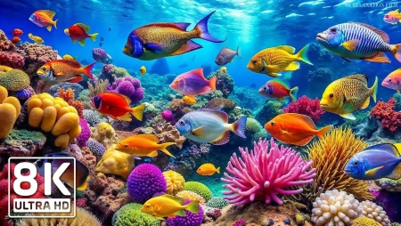 Underwater Aquarium in 8K Ultra HD