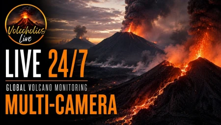 Global Volcano Monitoring - Multi-Camera Live Feed