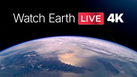 Earth from Space - International Space Station 4K View