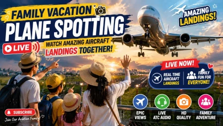 Family Plane Spotting Adventure at a UK Airport